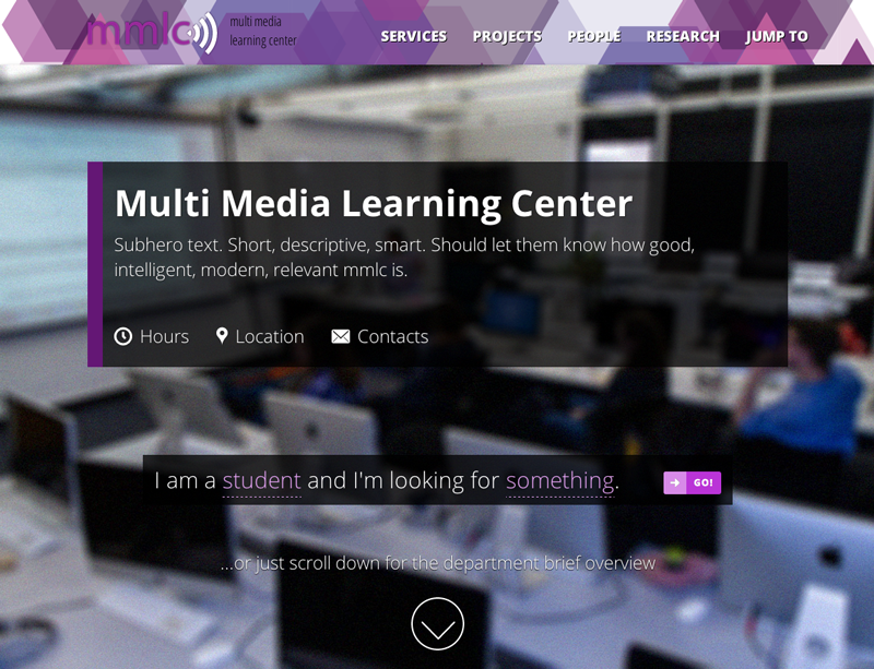 MMLC Home Page Redesign