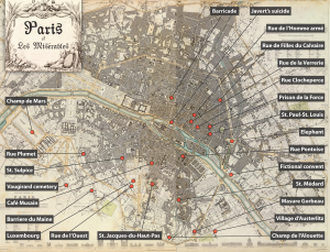 Map of many of the novel's landmarks 